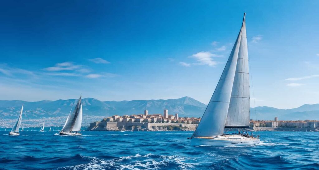 Les Voiles D’Antibes 2026, Vivez La Régate D’exception Depuis Votre Catamaran Privatisé